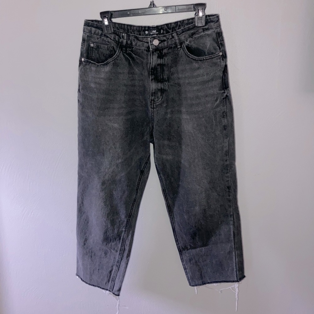 Missguided Riot High Rise Mom Jean